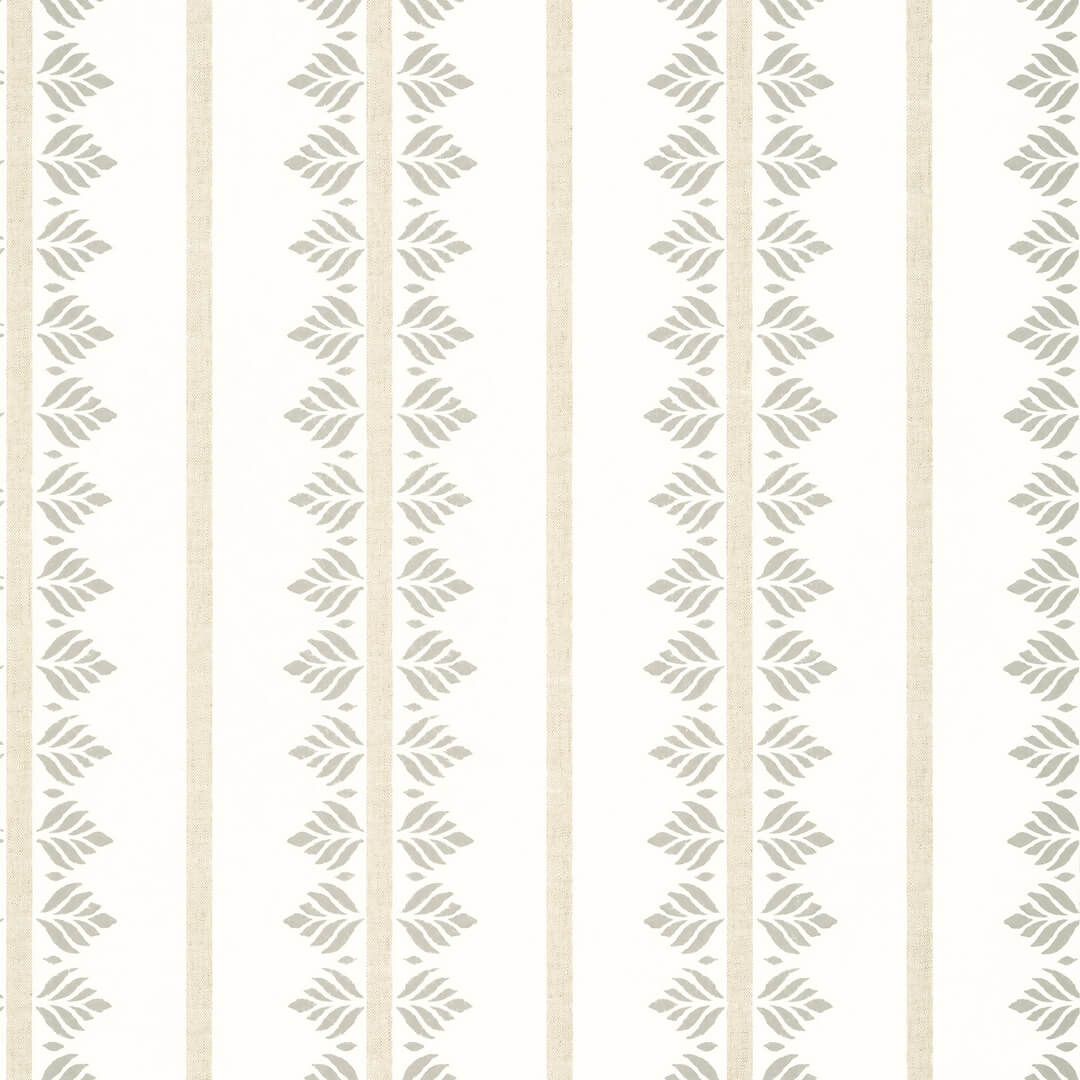 Tapeta paski i liście Anna French AT15104 Fern Stripe Antilles