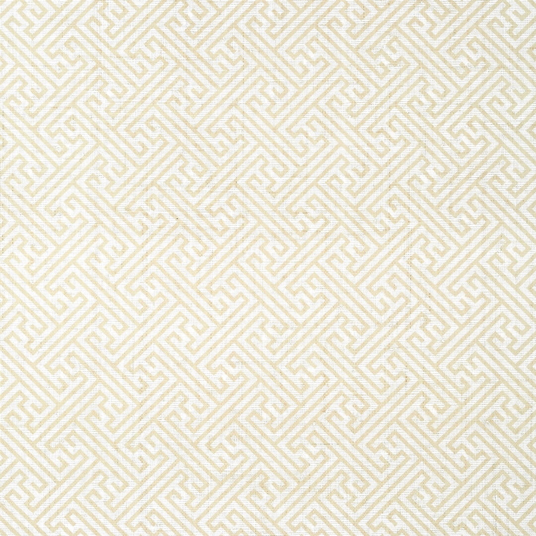 Tapeta naturalna ze wzorem labiryntu Anna French AT9840 Charlotte Raffia Nara