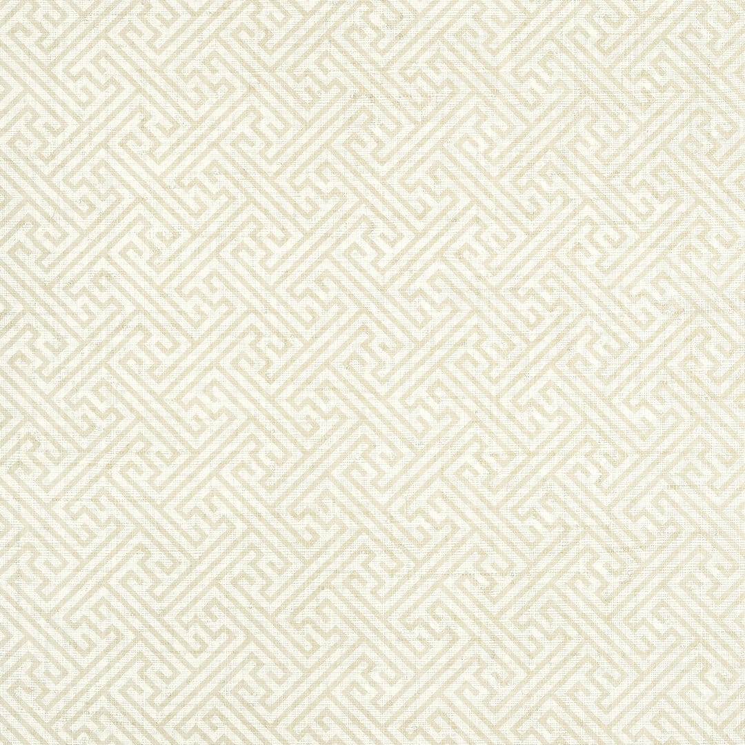 Tapeta naturalna ze wzorem labiryntu Anna French AT9841 Charlotte Raffia Nara