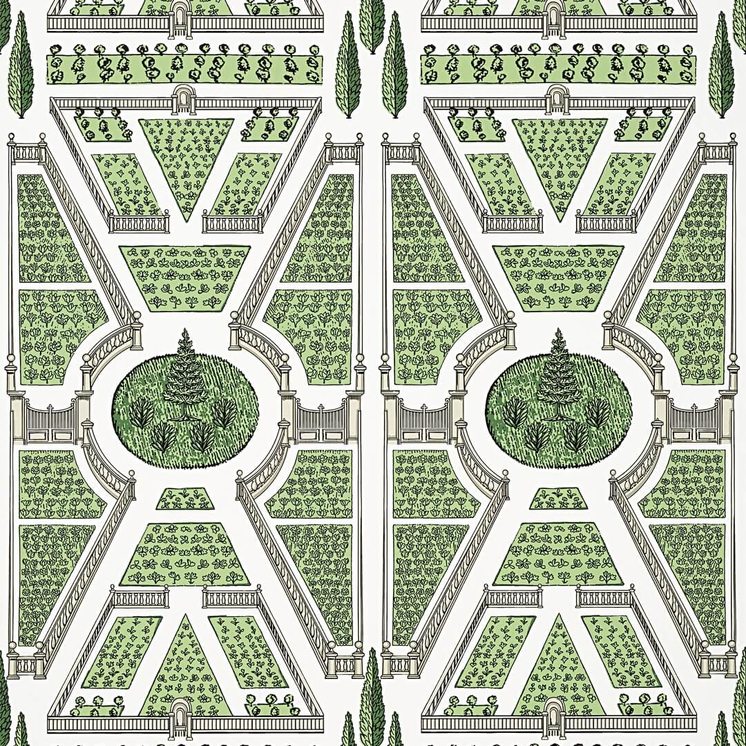 Tapeta ogród Anna French AT9599 Aerial Garden Sovoy
