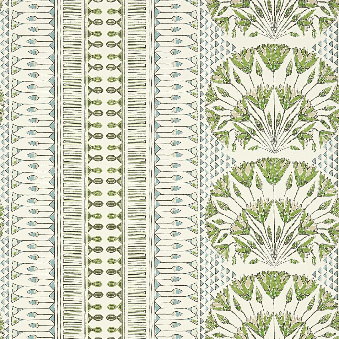 Tapeta stylizowane kwiaty i geometria Anna French AT9623 Cairo Sovoy