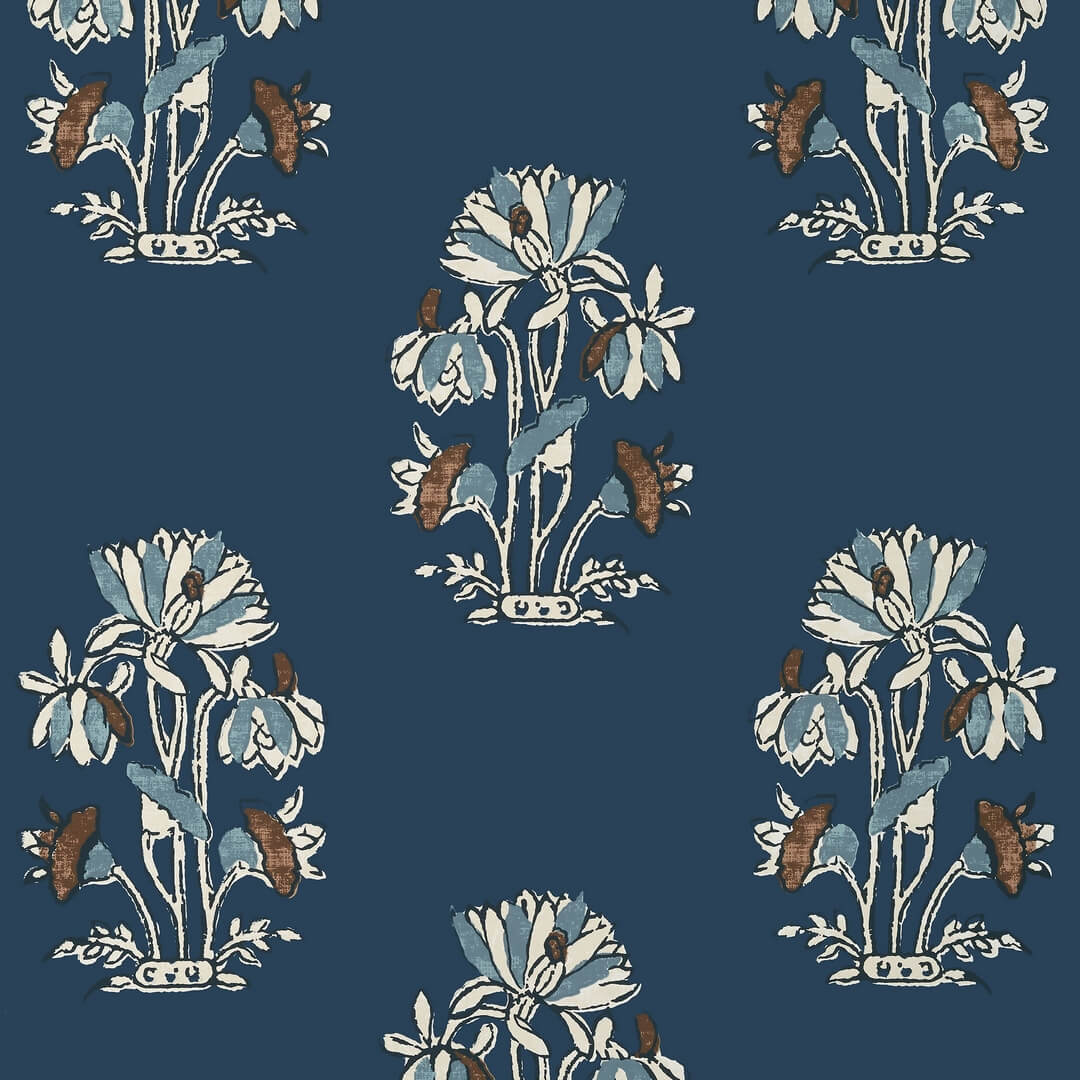 Tapeta kwiaty Thibaut T13203 Lily Flower Mesa
