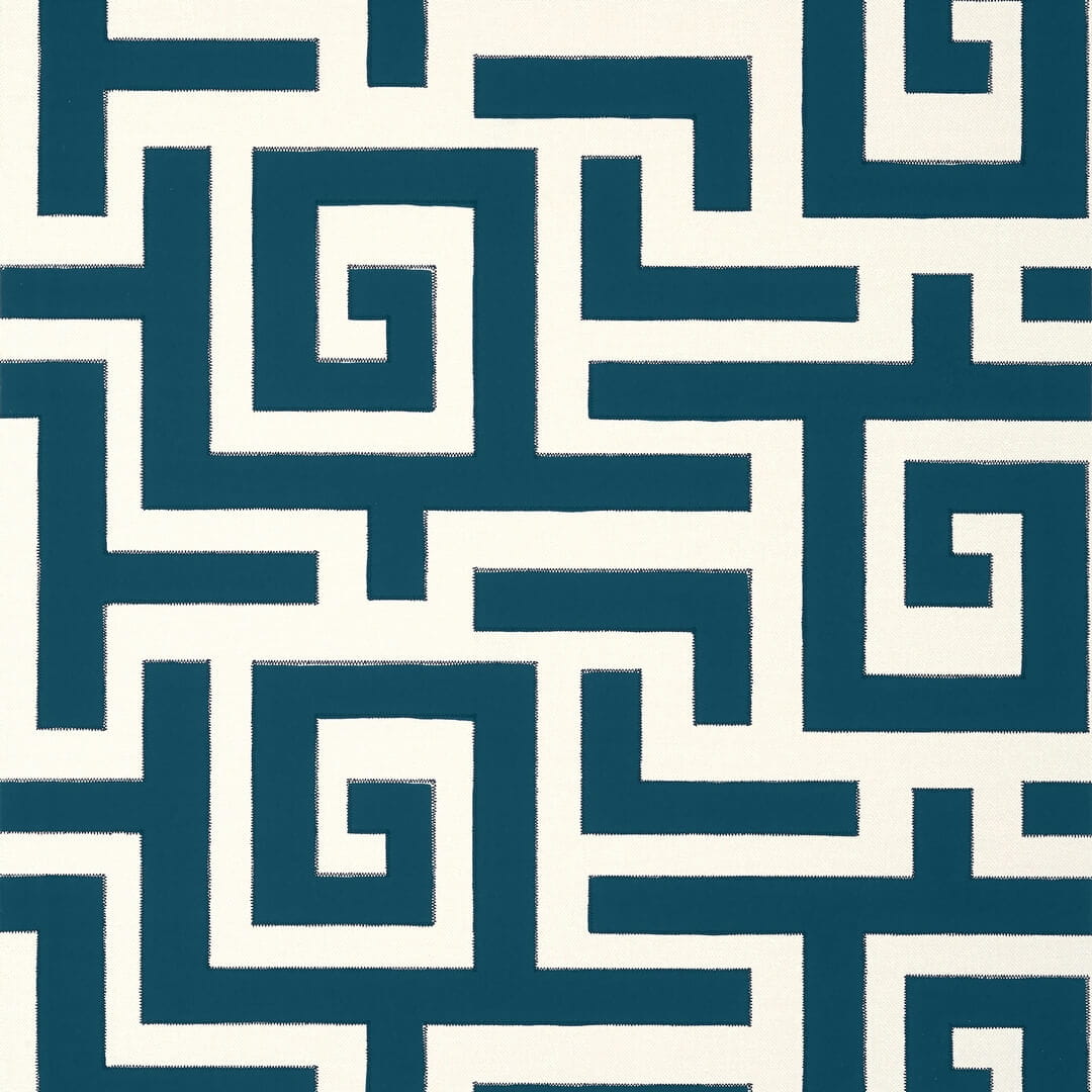 Tapeta greckie meandry Thibaut T13225 Tulum Mesa