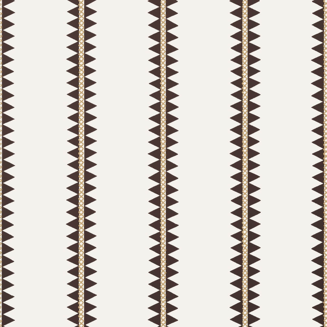 Tapeta pasy i trójkąty Thibaut T13240 Reno Stripe Mesa