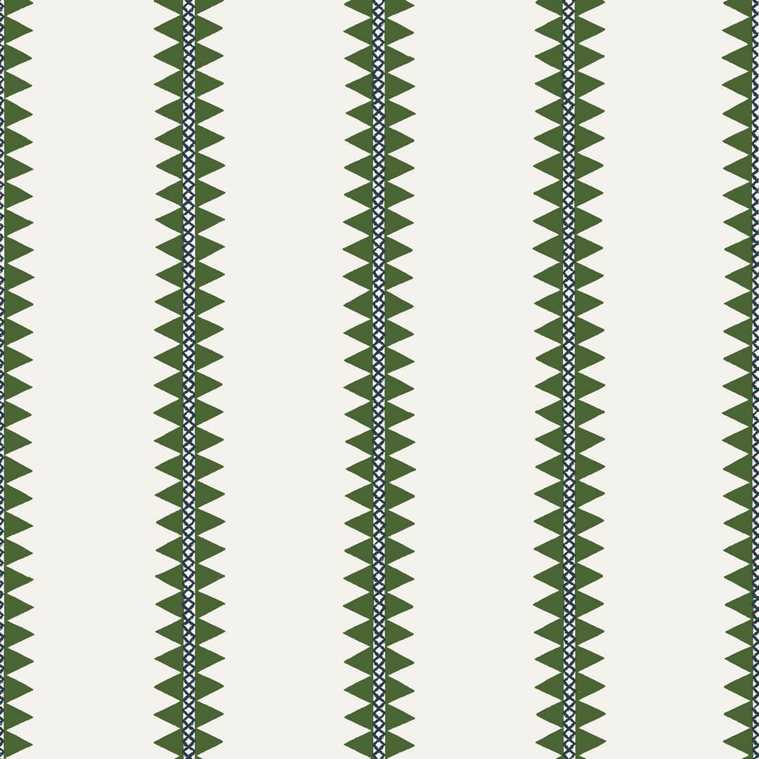 Tapeta pasy i trójkąty Thibaut T13242 Reno Stripe Mesa