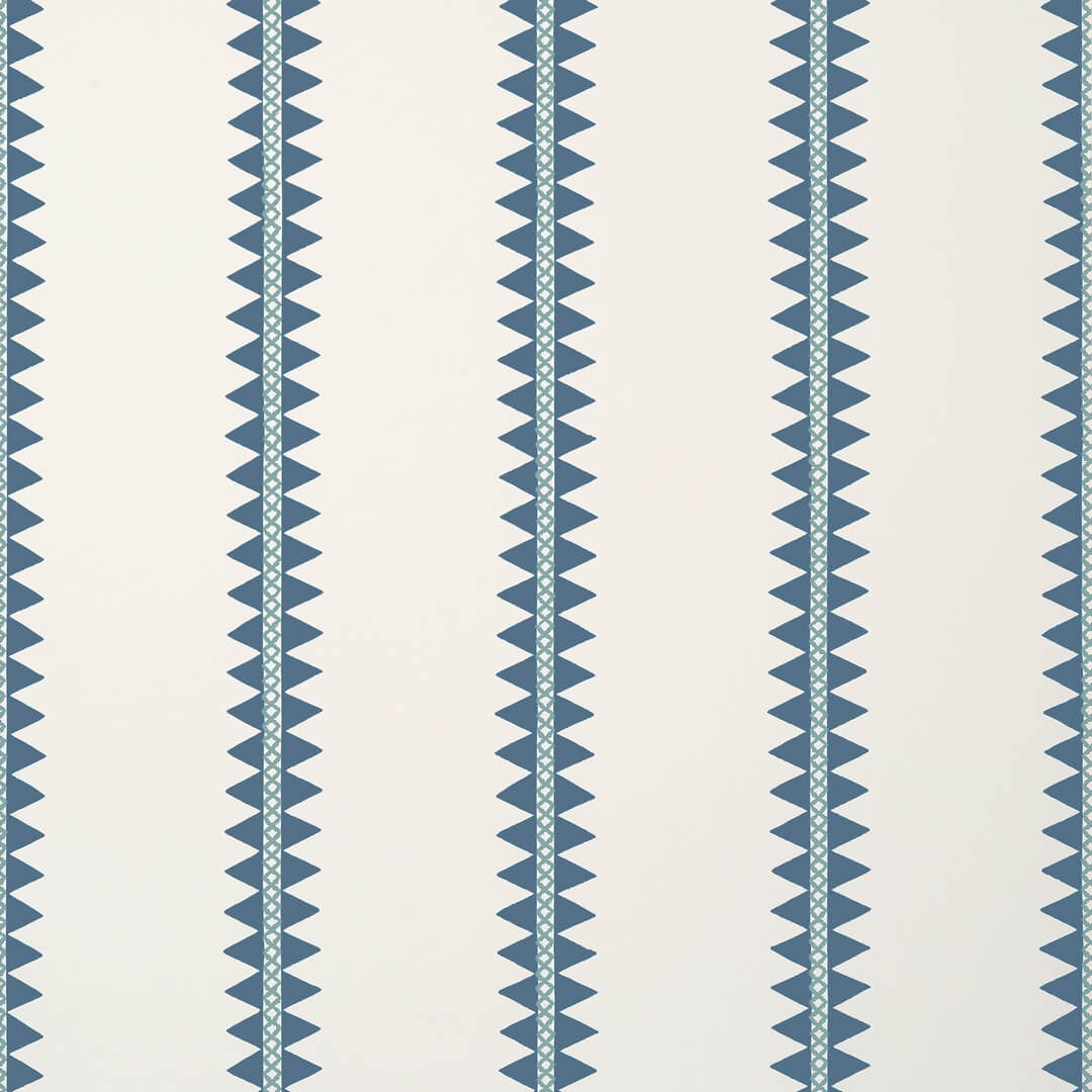 Tapeta pasy i trójkąty Thibaut T13243 Reno Stripe Mesa