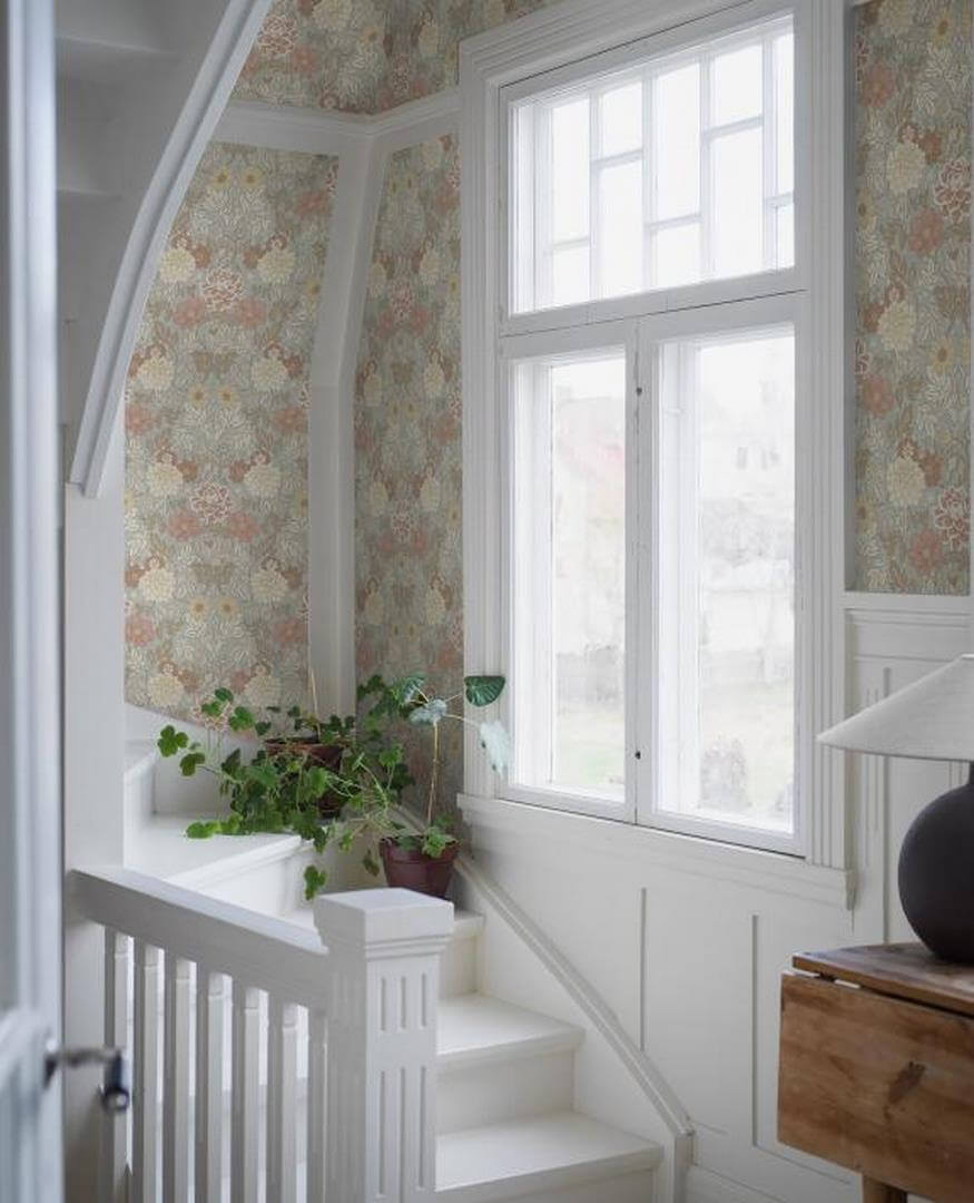 Tapeta Kwiaty Vintage Boras 7692 Dahlia Garden Falsterbo III