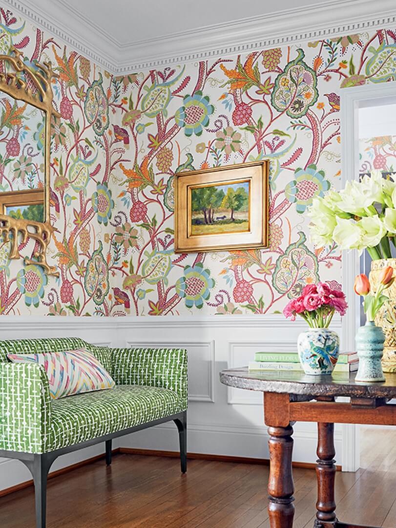 Tapeta botaniczna Thibaut T14303 Windsor Canopy