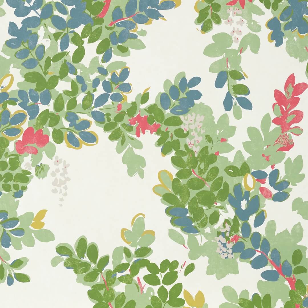 Tapeta kwiaty i liście Thibaut T14333 Central Park Canopy
