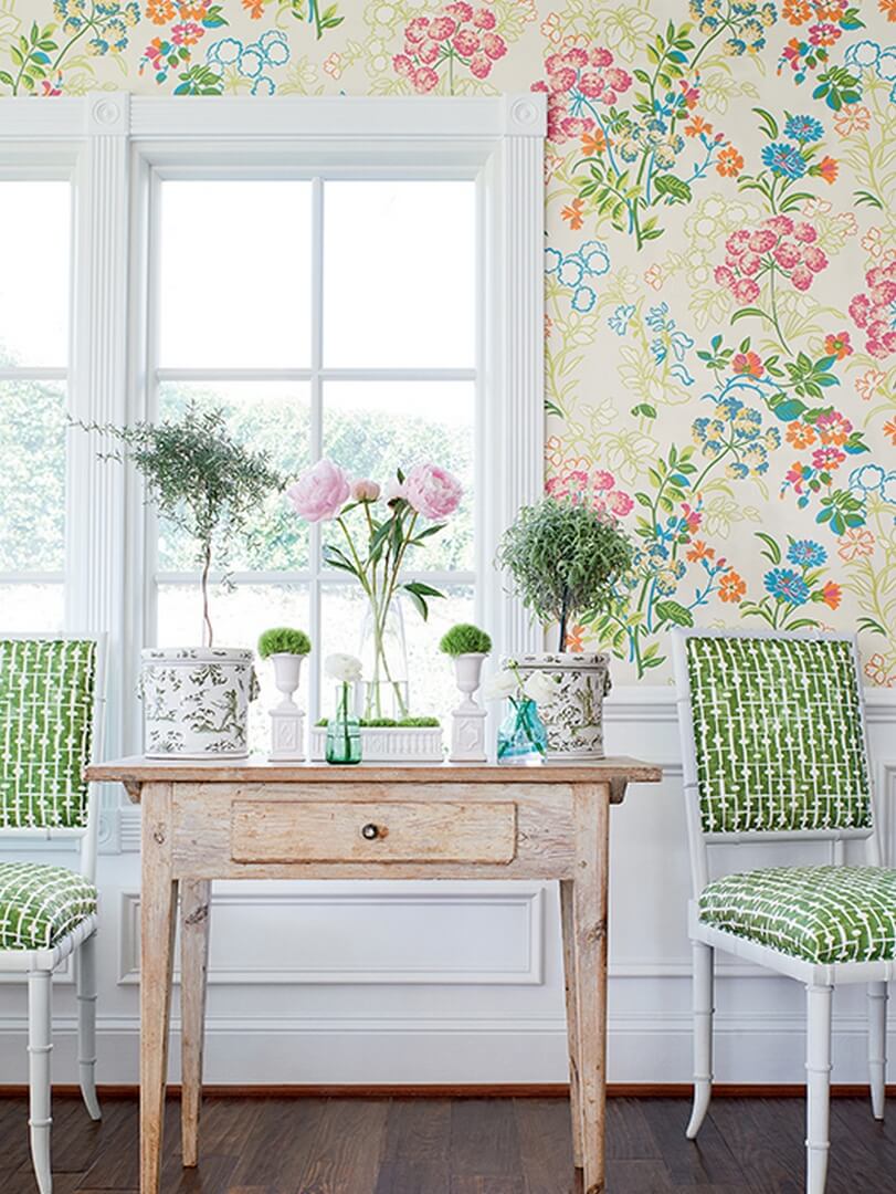 Tapeta roślinna Thibaut T14336 Spring Garden Canopy