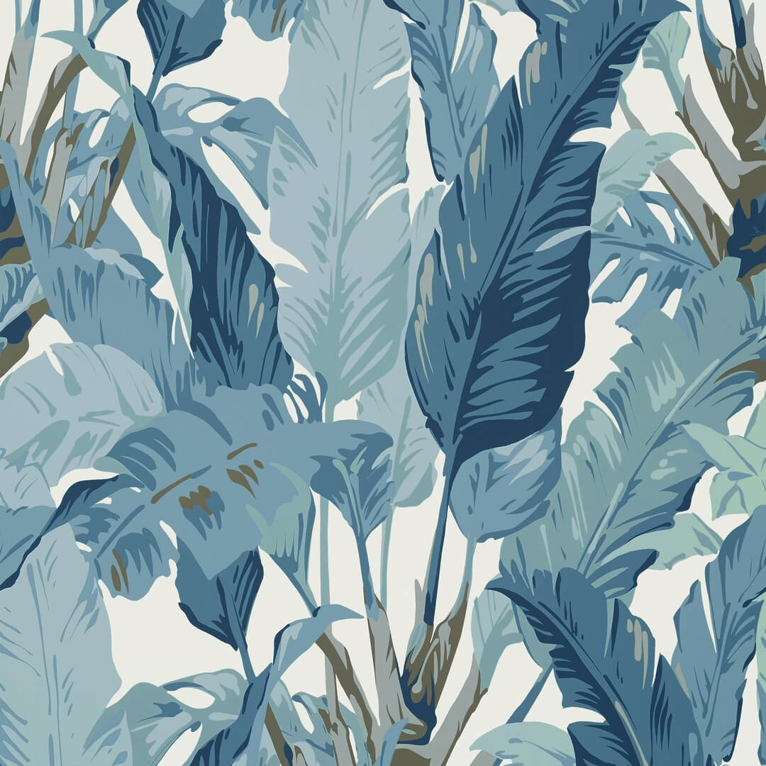 Tapeta liście bananowca Thibaut T10128 Travelers Palm Tropics