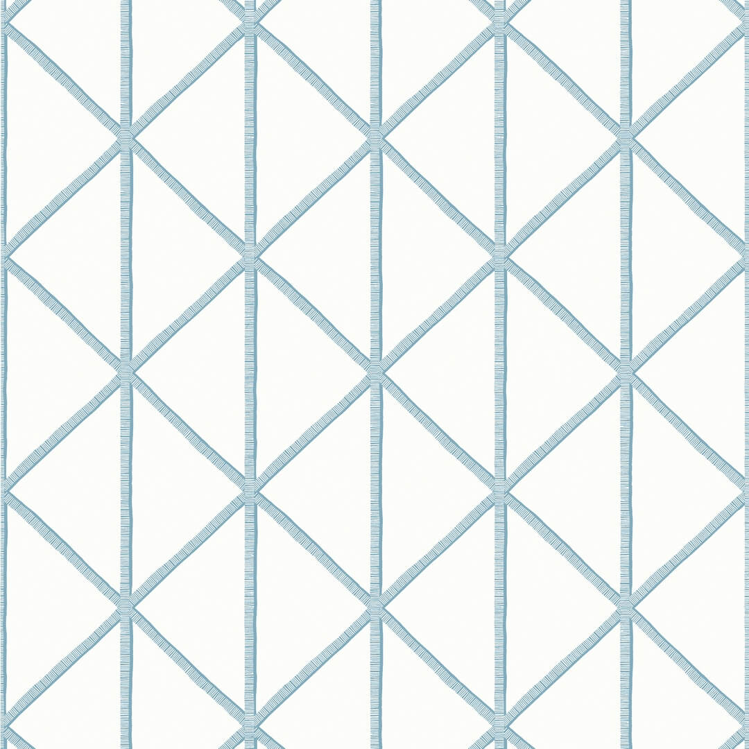 Tapeta geometryczna kratownica Thibaut T10133 Box Kite Tropics