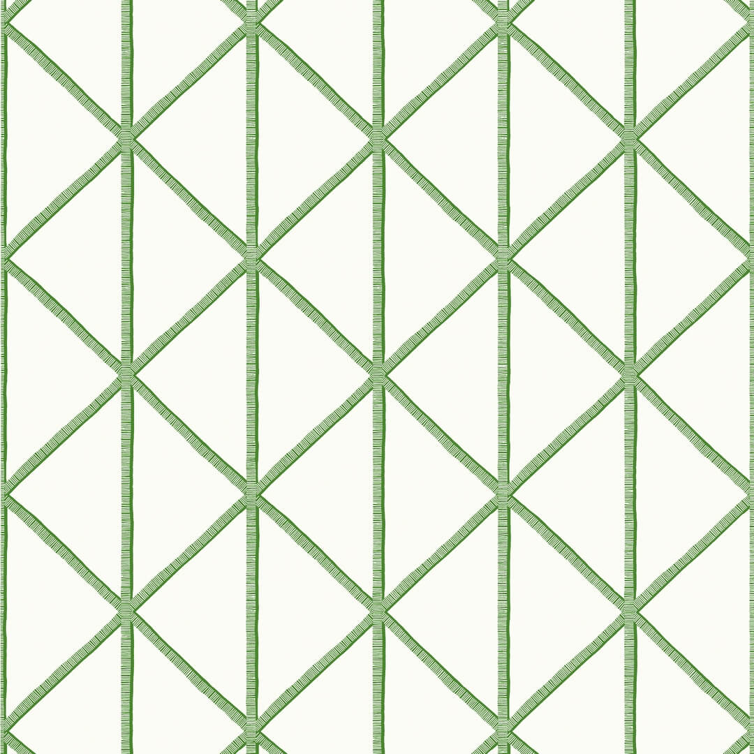 Tapeta geometryczna kratownica Thibaut T10138 Box Kite Tropics