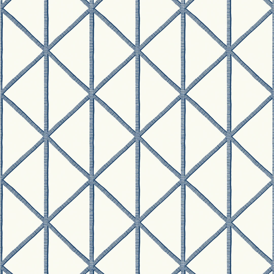 Tapeta geometryczna kratownica Thibaut T10139 Box Kite Tropics