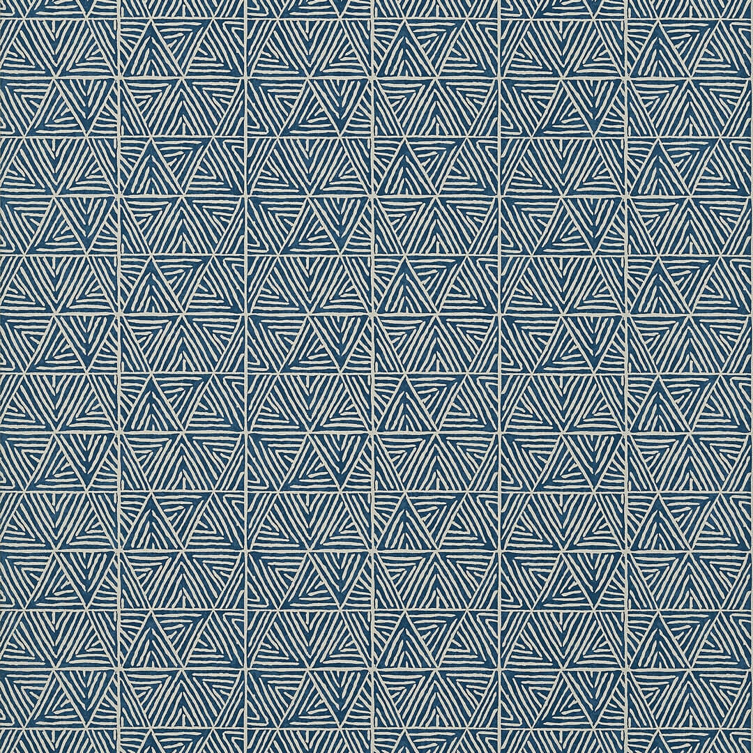 Tapeta geometryczna w etnicznym stylu Thibaut T10210 Mombasa Colony