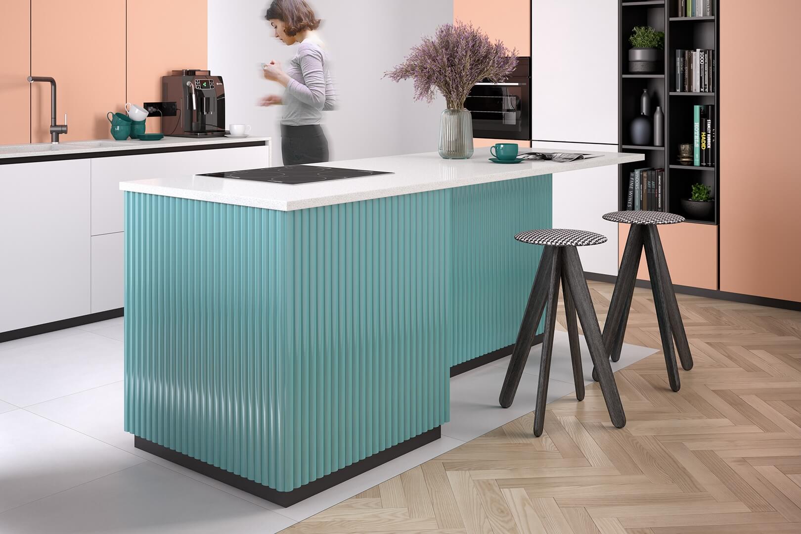 Panel ścienny 3D WP001T Duna Mardom Decor - wys. 200 cm