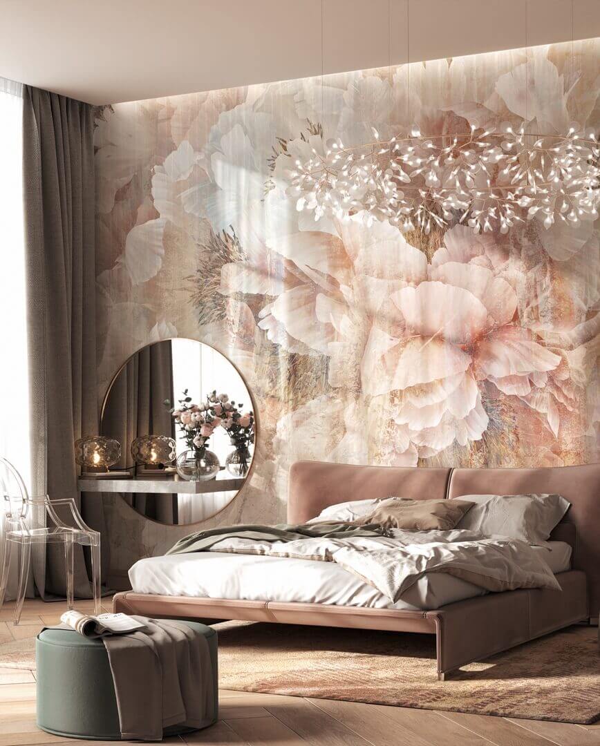Fototapeta romantyczne kwiaty Wonderwall Celine 35070802