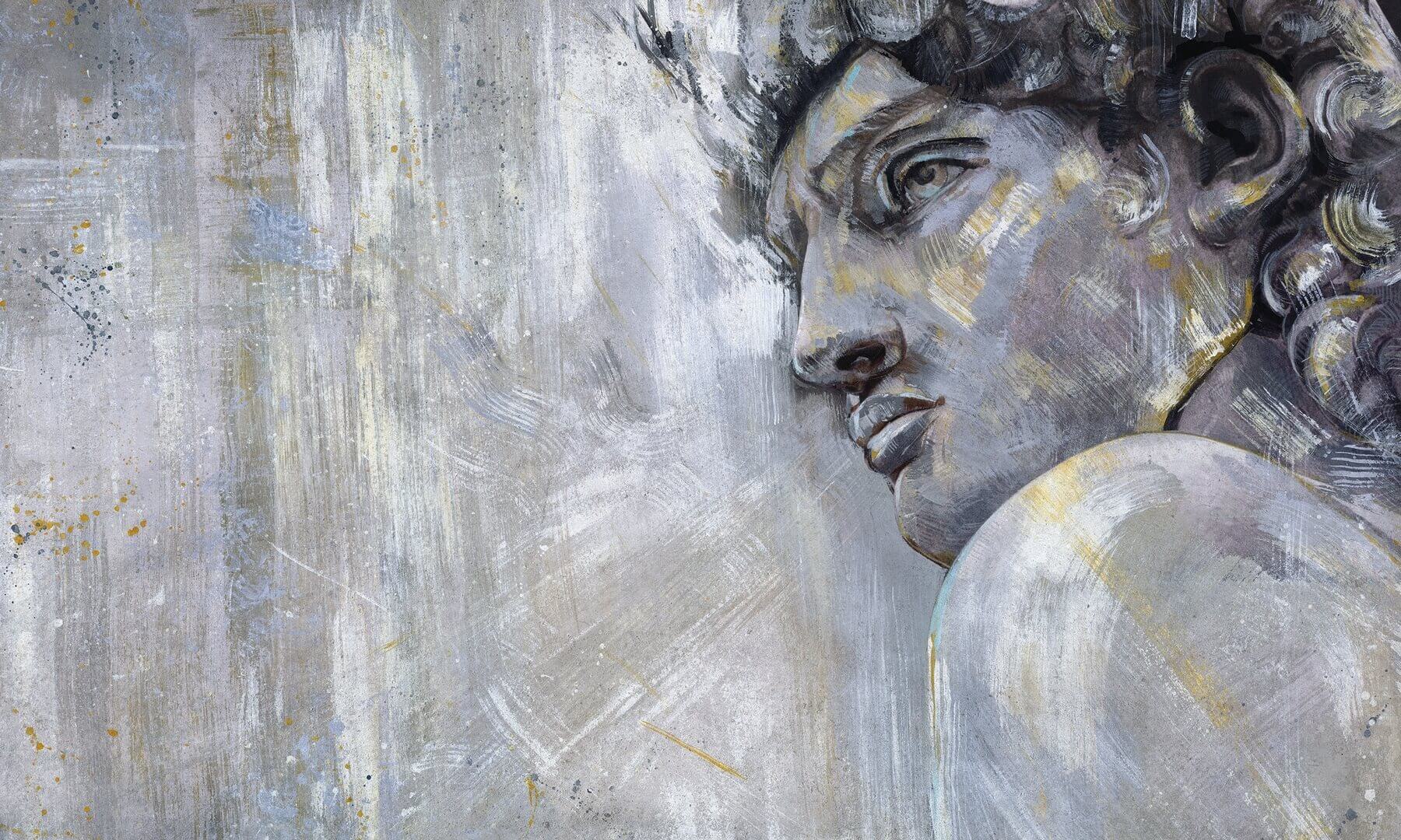 Fototapeta męska twarz Wonderwall David 35092303