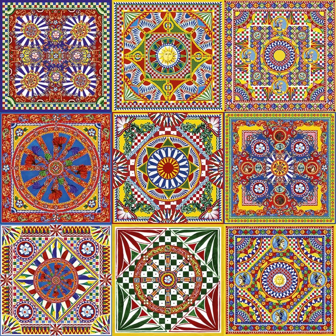 Mural patchwork Dolce & Gabbana TCW012 TCAHP UC085 N.1