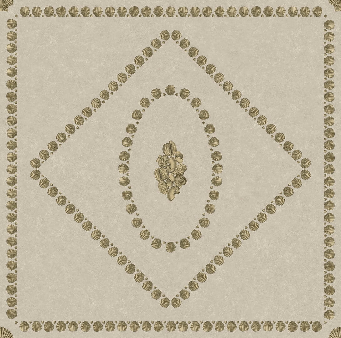Tapeta geometryczna muszle Cole & Son Conchiglie 123/5025 Fornasetti Senza Tempo II