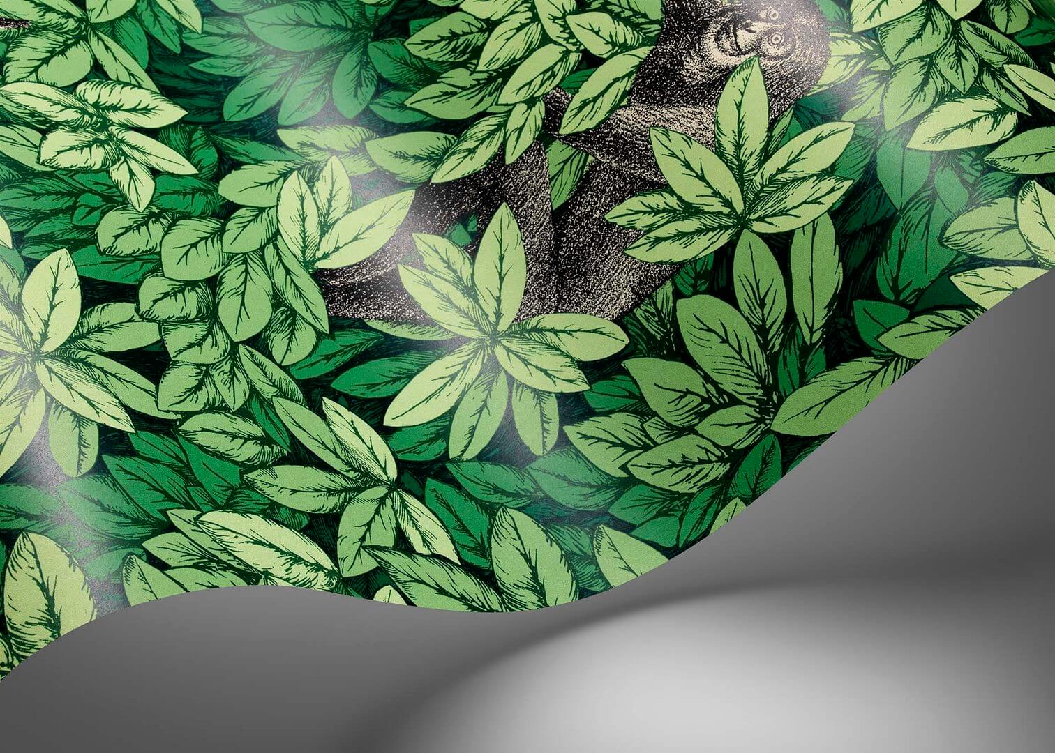 Tapeta liście i małpy Cole & Son Foglie e Scimmie 123/10049 Fornasetti Senza Tempo II