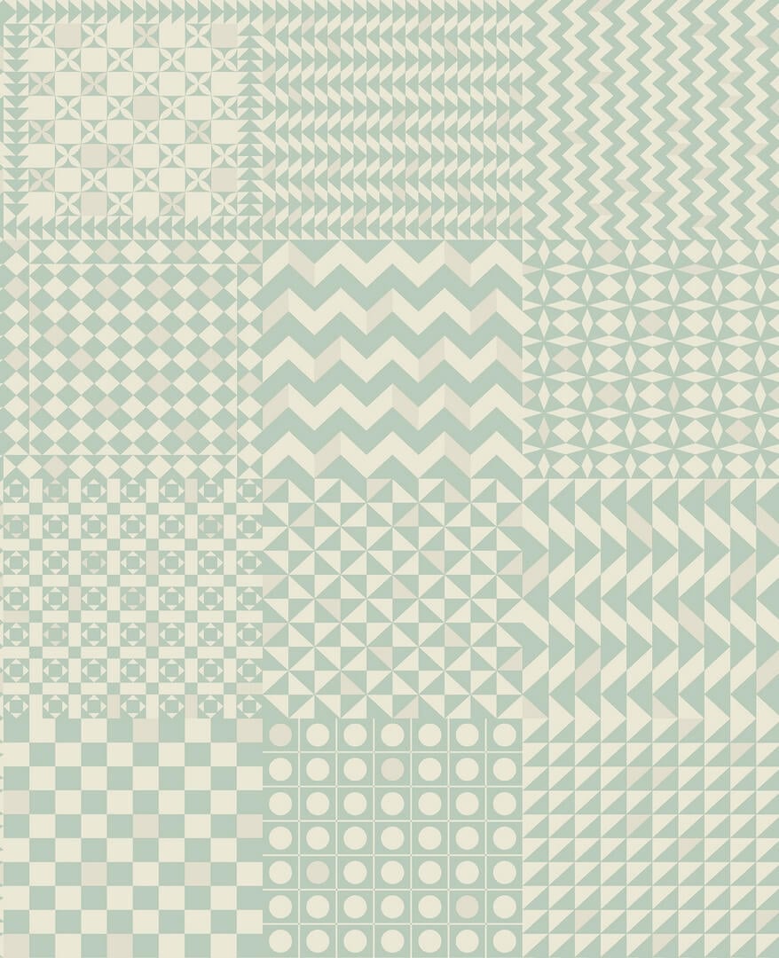 Tapeta abstrakcyjna geometria - szachownica Cole & Son Geometrico 123/7034 Fornasetti Senza Tempo II