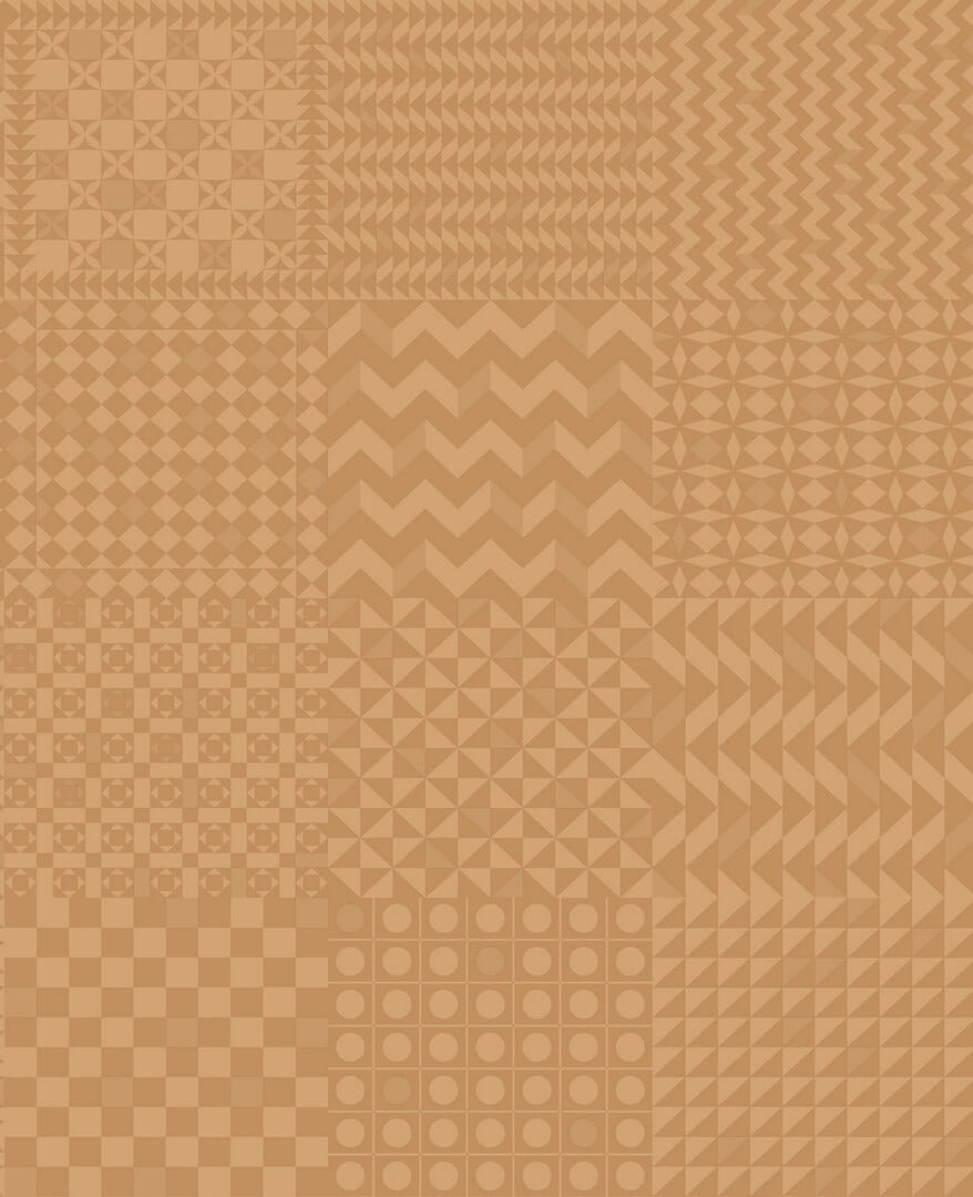 Tapeta abstrakcyjna geometria - szachownica złota Cole & Son Geometrico 123/7035 Fornasetti Senza Tempo II