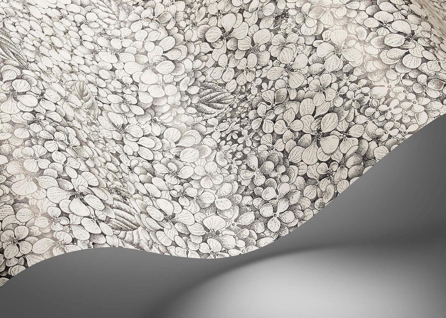 Tapeta kwiaty i pszczoły Cole & Son Ortensia 123/9043 Fornasetti Senza Tempo II