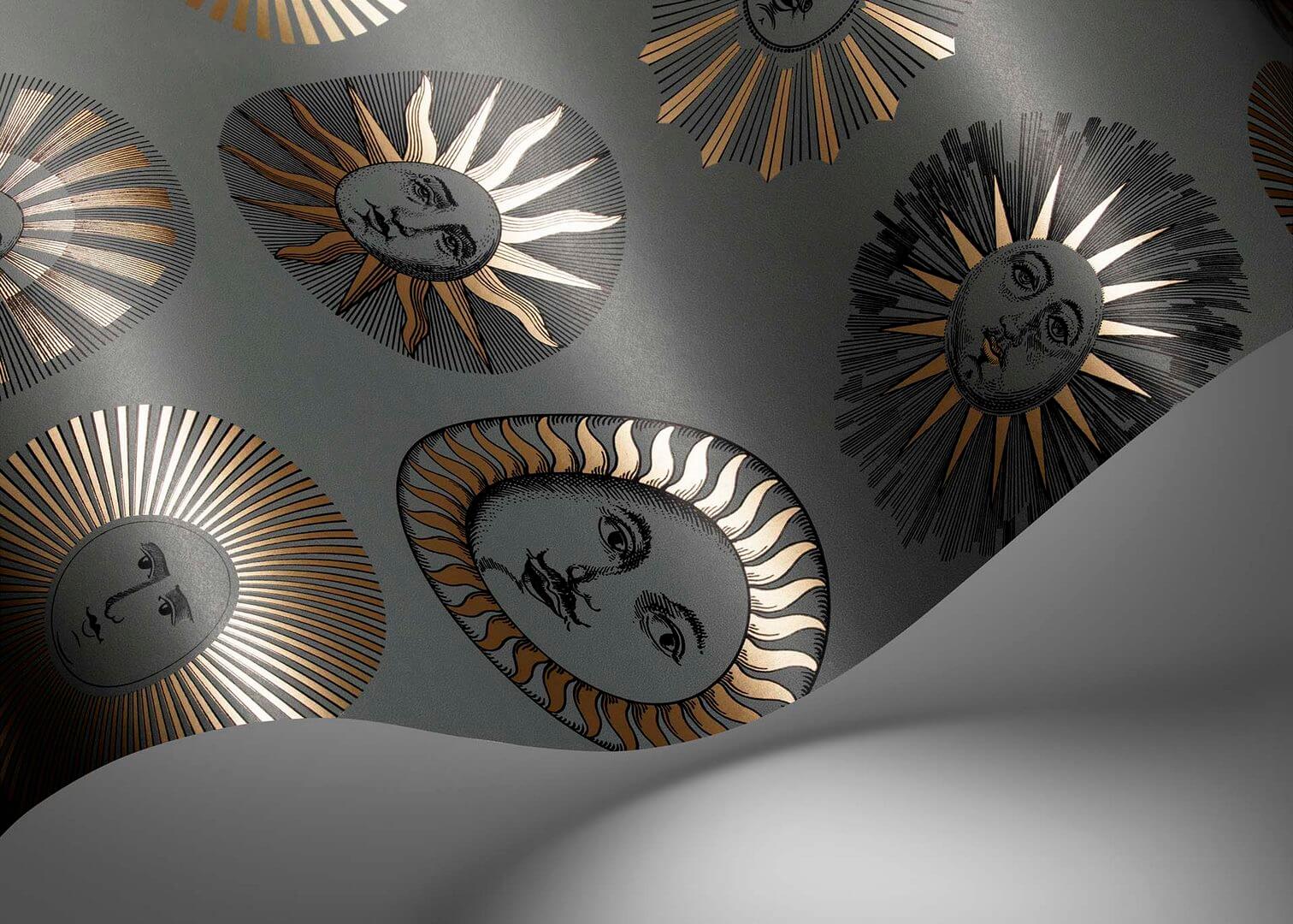 Tapeta słońce Cole & Son Soli 123/1003 Fornasetti Senza Tempo II