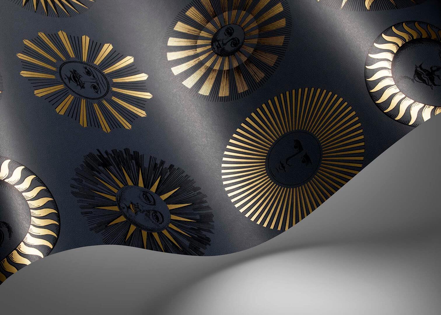 Tapeta słońce Cole & Son Soli 123/1004 Fornasetti Senza Tempo II