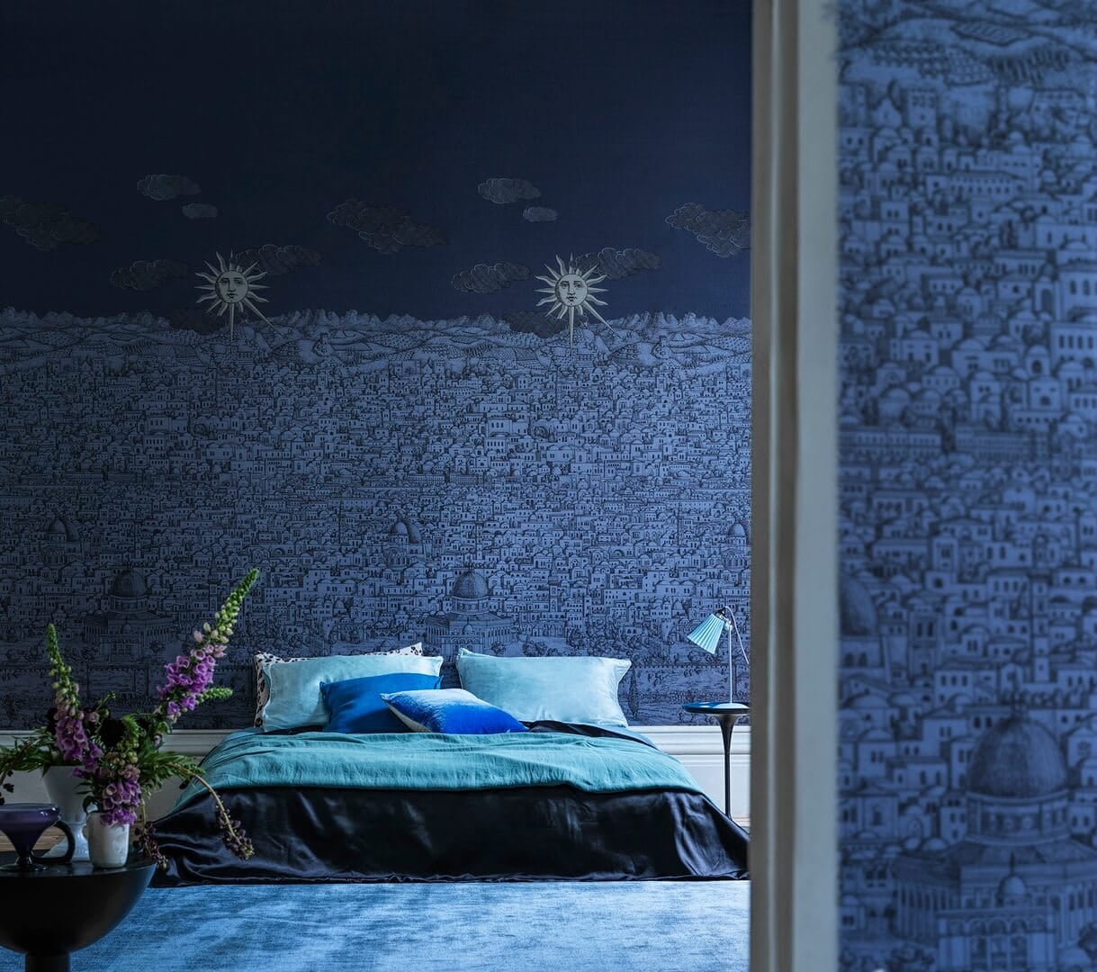 Mural miasto Cole & Son Vista Mediterranea 123/3012 Fornasetti Senza Tempo II