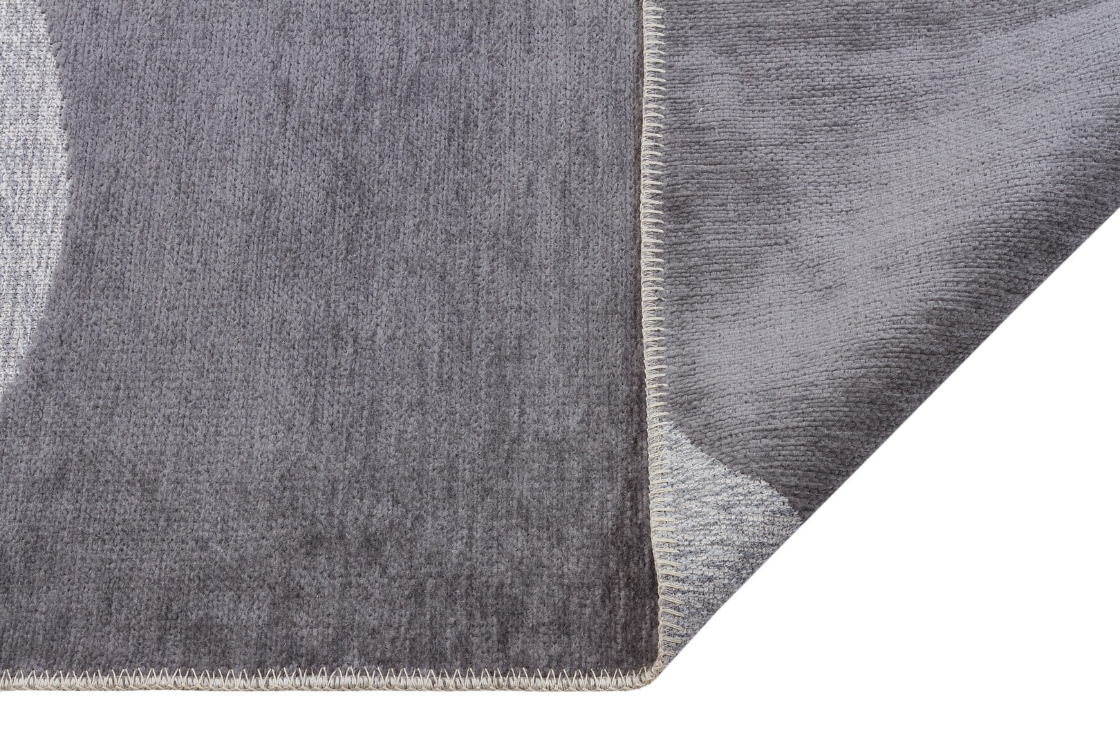 Dywan dwustronny geometryczny Boucle 4120 Geometric Grey