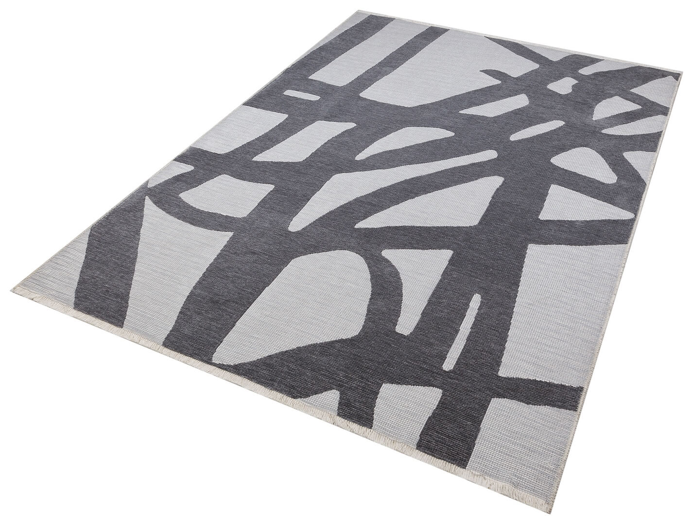 Dywan dwustronny abstrakcyjny Boucle 4122 Abstract Grey