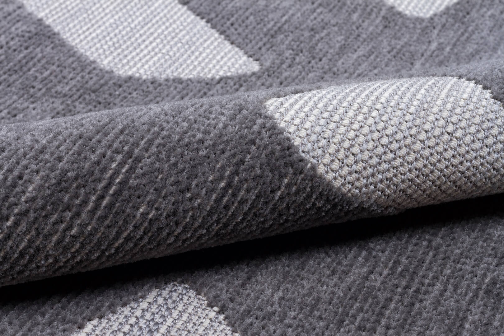 Dywan dwustronny abstrakcyjny Boucle 4122 Abstract Grey