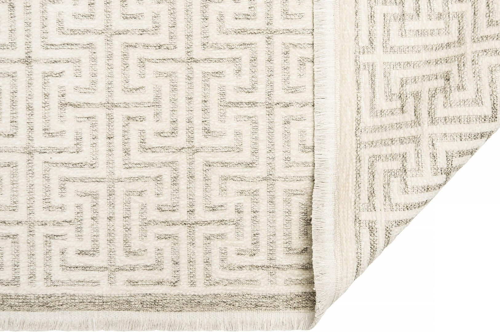 Dywan dwustronny labirynt Boucle 4127 Labirynth Beige