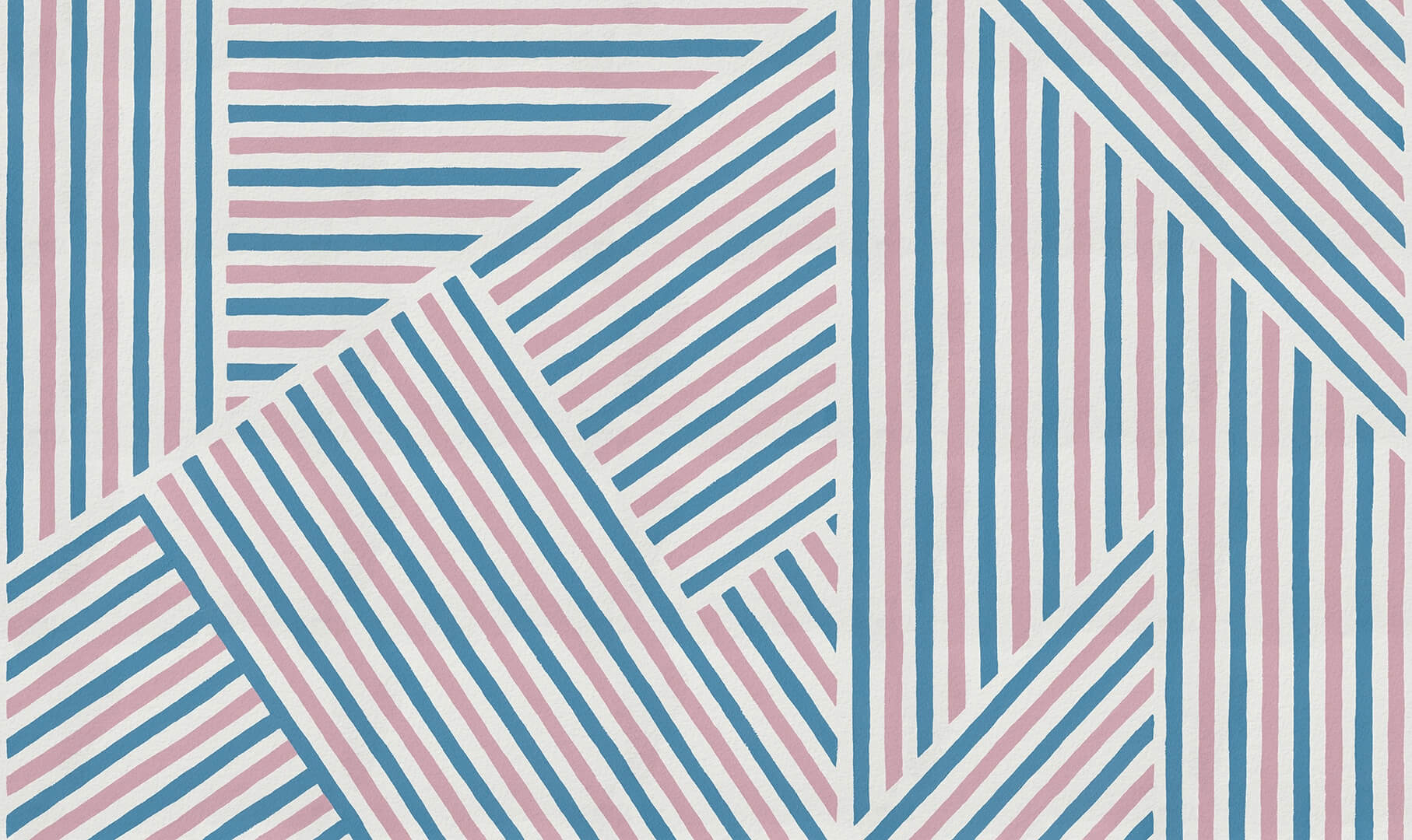 Fototapeta linie Rebel Walls R19409 Different Directions Pink Blue Maximalism More is More