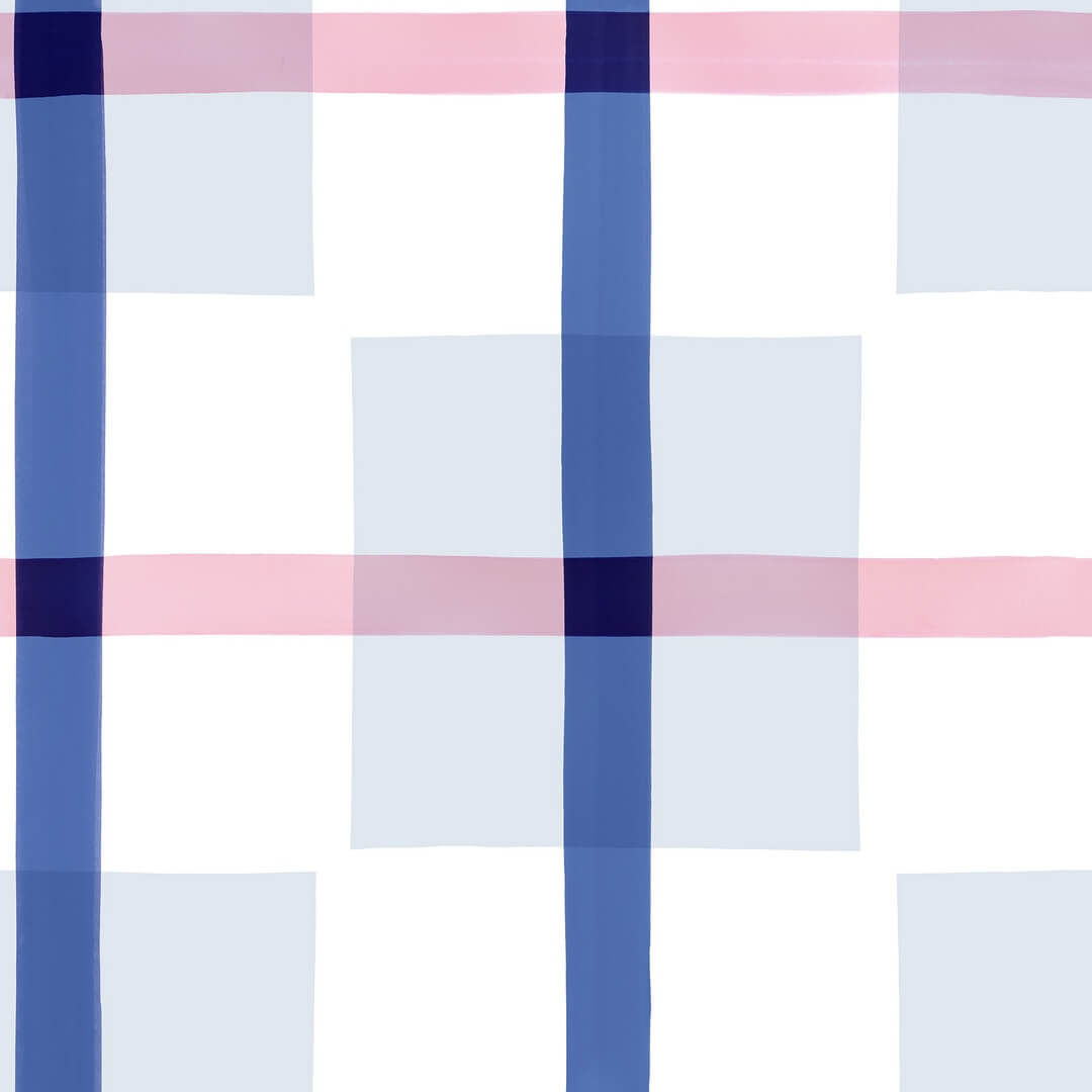 Fototapeta nowoczesna krata Rebel Walls R19426 Outside the Box Blue Pink Maximalism More is More