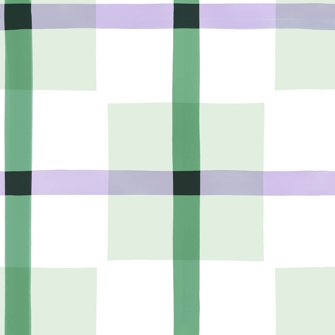Fototapeta nowoczesna krata Rebel Walls R19427 Outside the Box Green Lilac Maximalism More is More