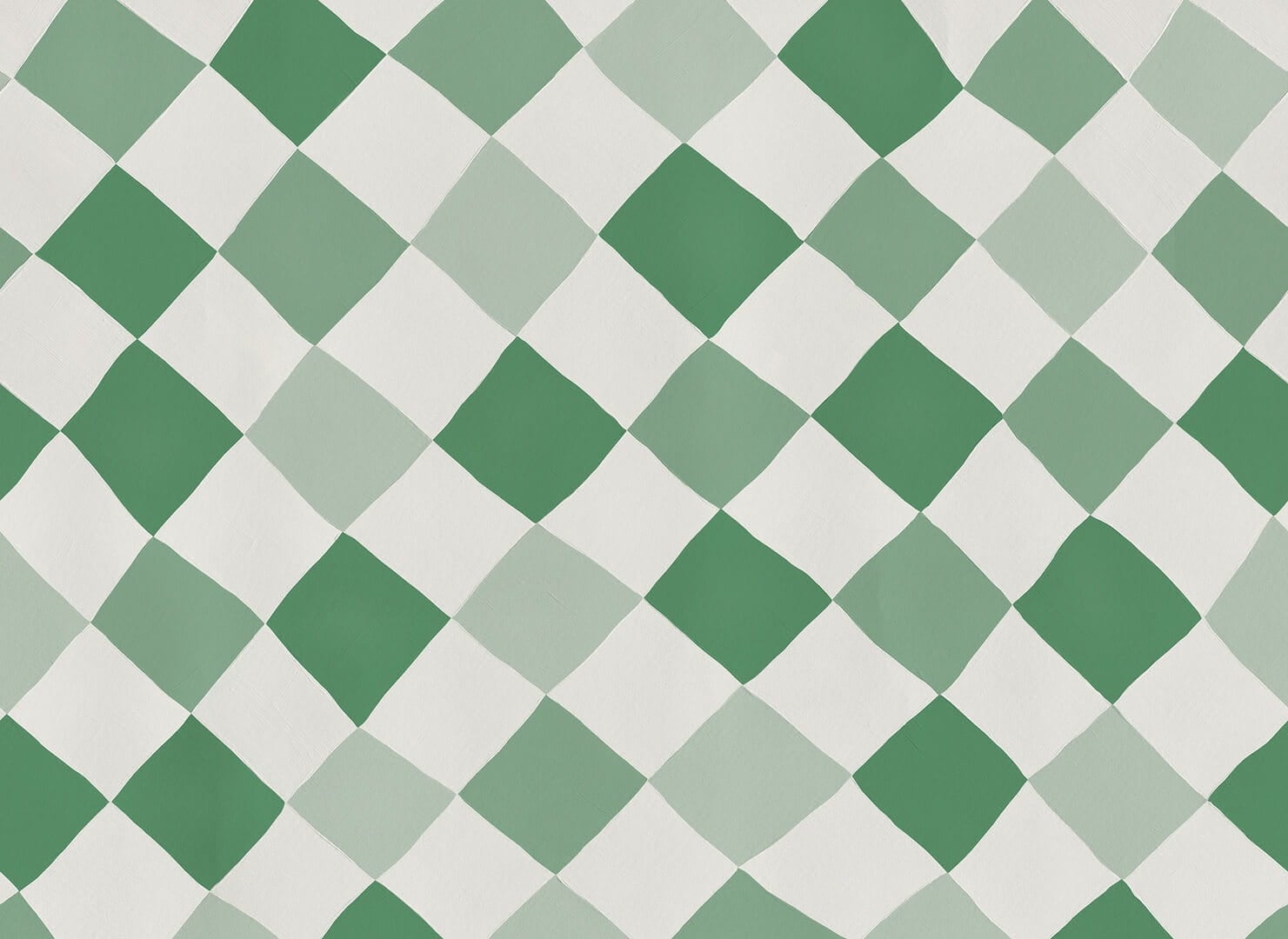 Fototapeta romby Rebel Walls R19430 Tremble Green Maximalism More is More