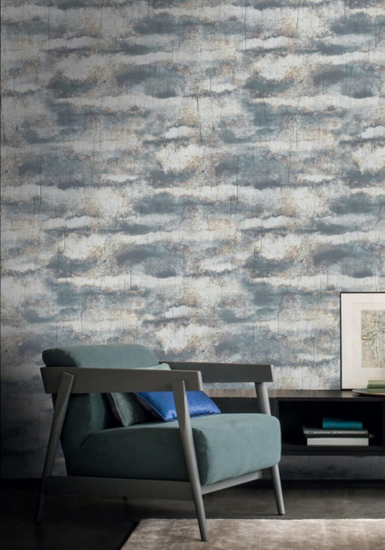 Tapeta tekstylna cieniowana Casamance 70430247 Ephemere Linessence
