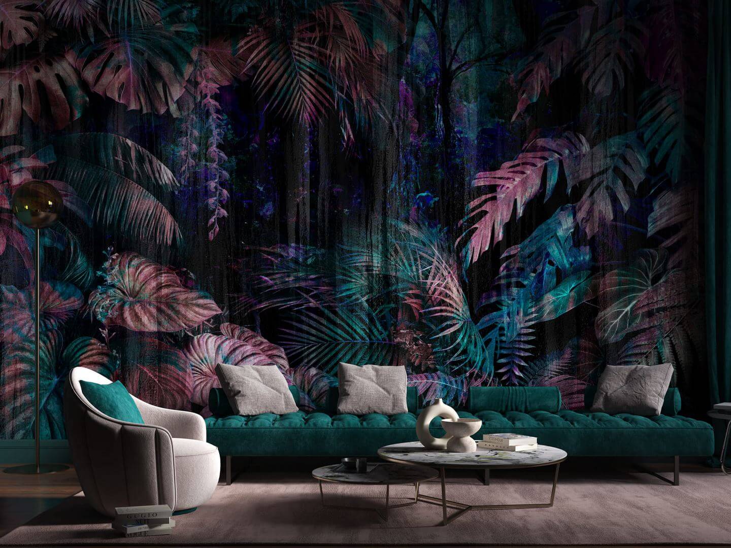 Fototapeta tropikalne liście Wallcraft Jungle 805312301