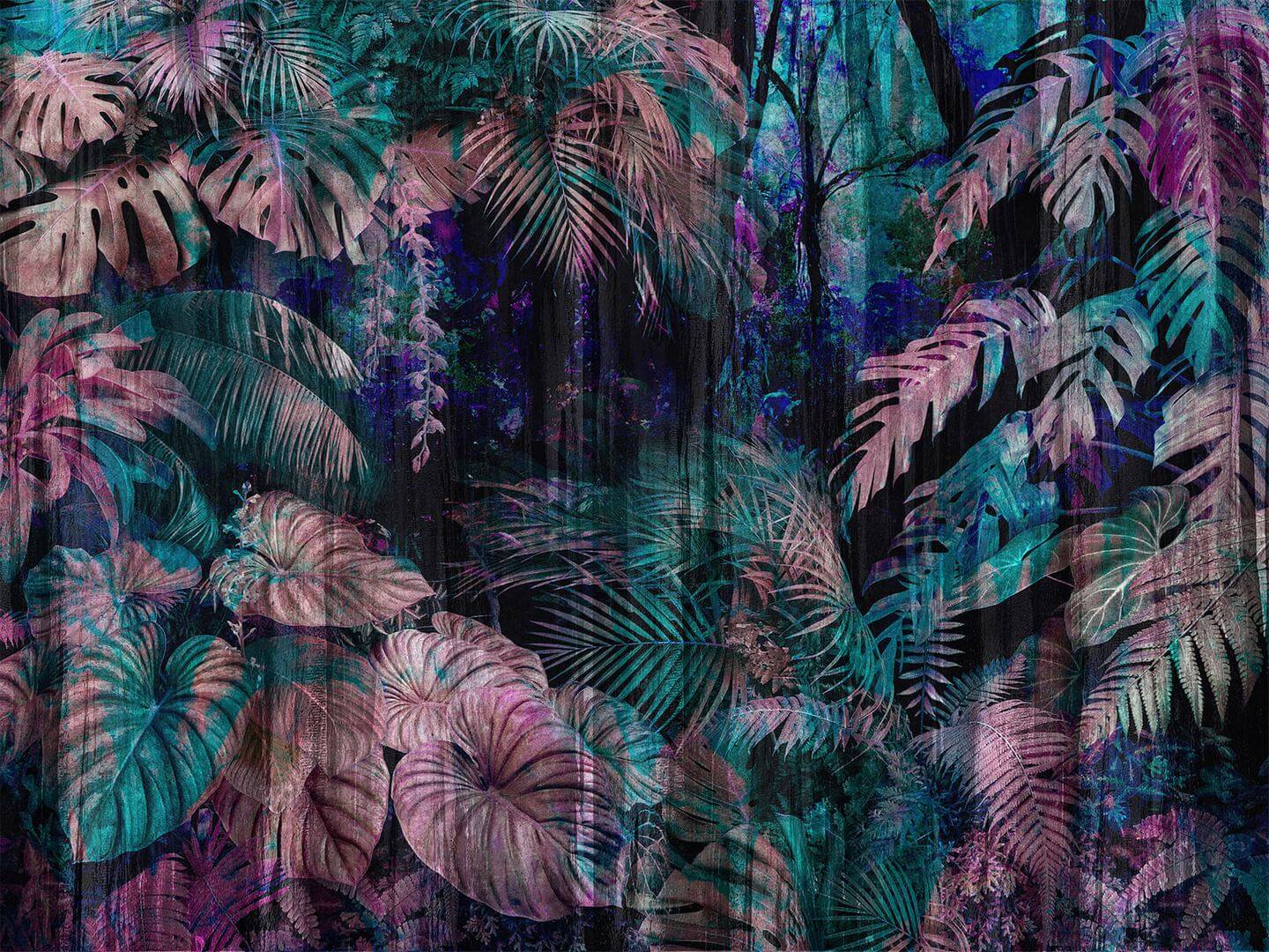 Fototapeta tropikalne liście Wallcraft Jungle 805312301