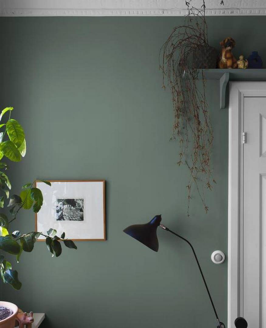 Tapeta jednokolorowa Boras Tapeter Dusk Green 7556 Pigment