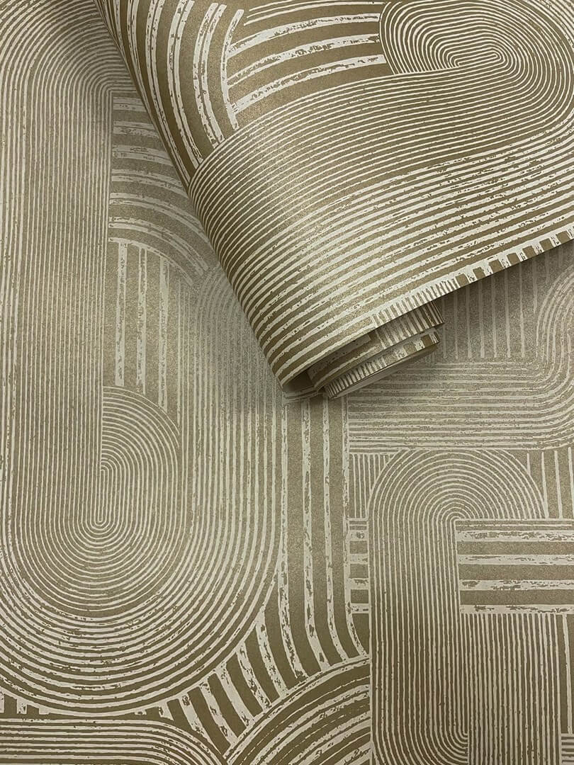 Tapeta geometryczna, linie Holden 65954 Macrame Khalili