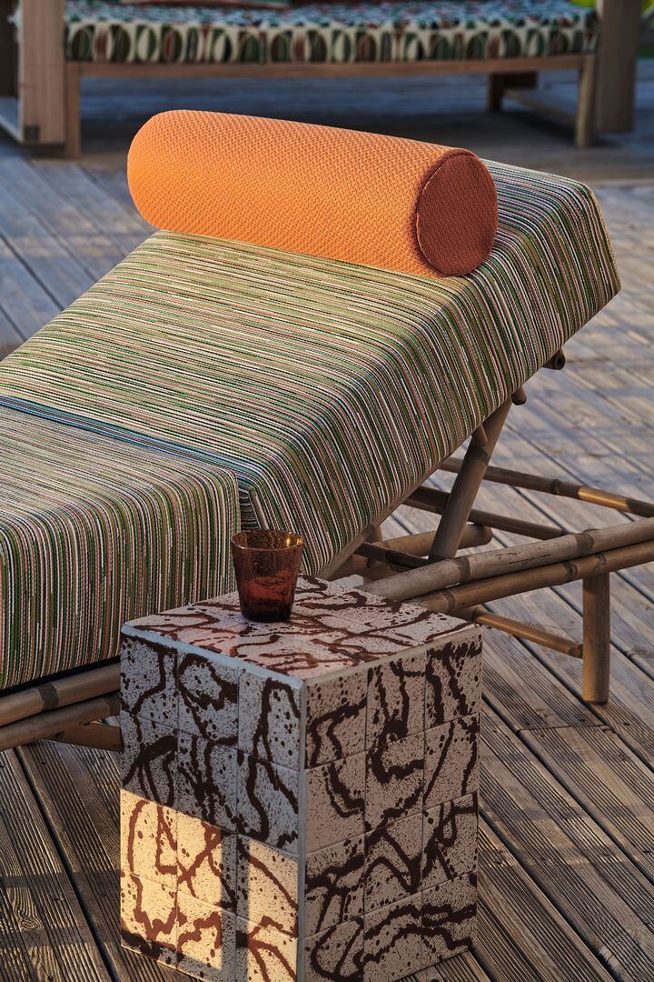 Tkanina outdoorowa cieniowana Casamance 42830312 Averno Amalfi