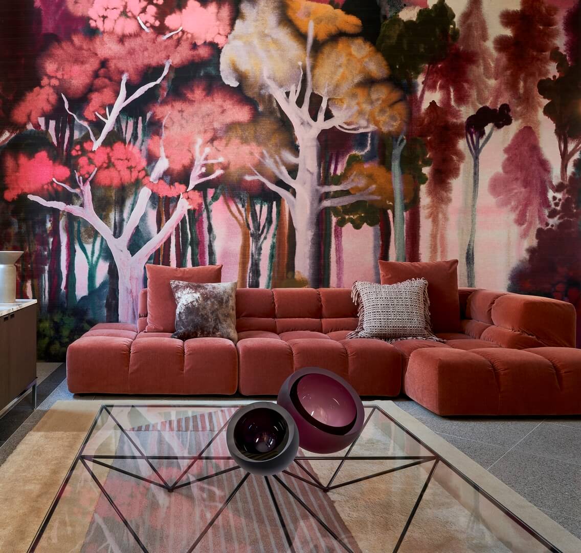 Mural krajobraz akwarelowych drzew Arte Banyan 11530 Alaya
