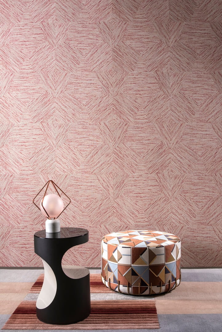 Tapeta geometryczna jak bukla Arte Pentagono 33045 Antigua