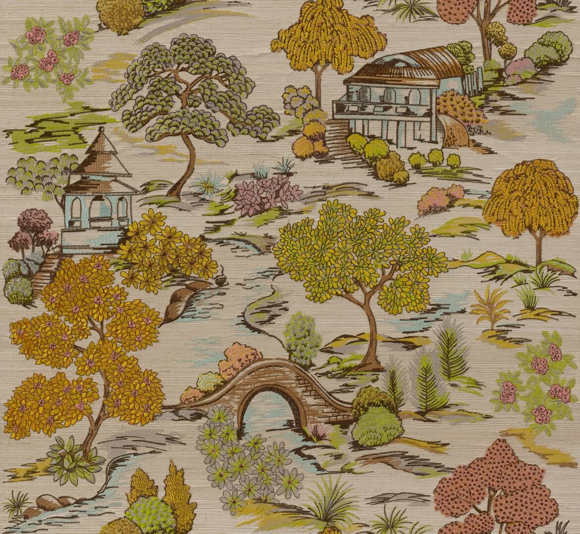 Tapeta naturalna japoński ogród Arte Gardens of Okayama 54502 Osmanthus