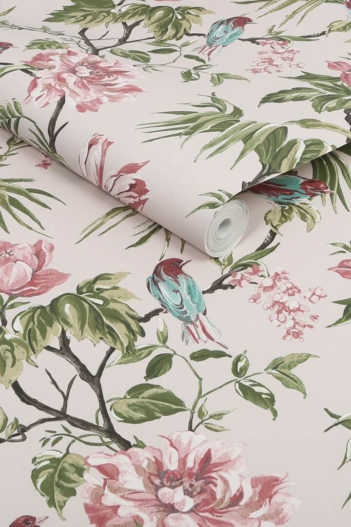 Tapeta botaniczna Next 118255 Birds & Blooms