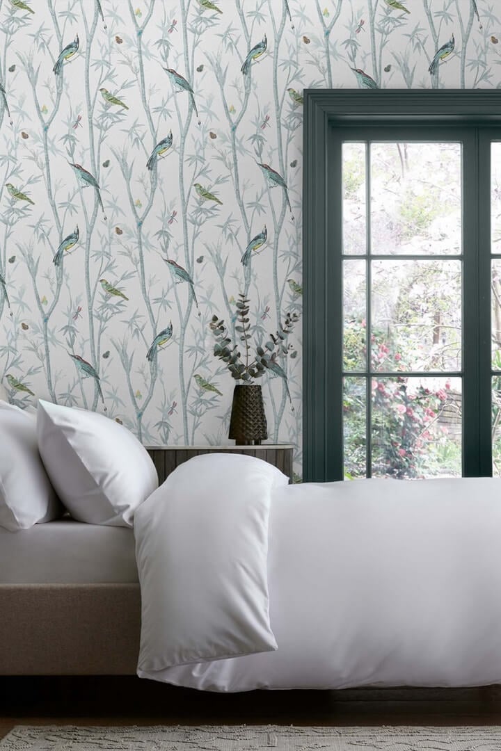 Tapeta botaniczna w stylu chinoiserie Next 118267 Chinoiserie Bird Trail